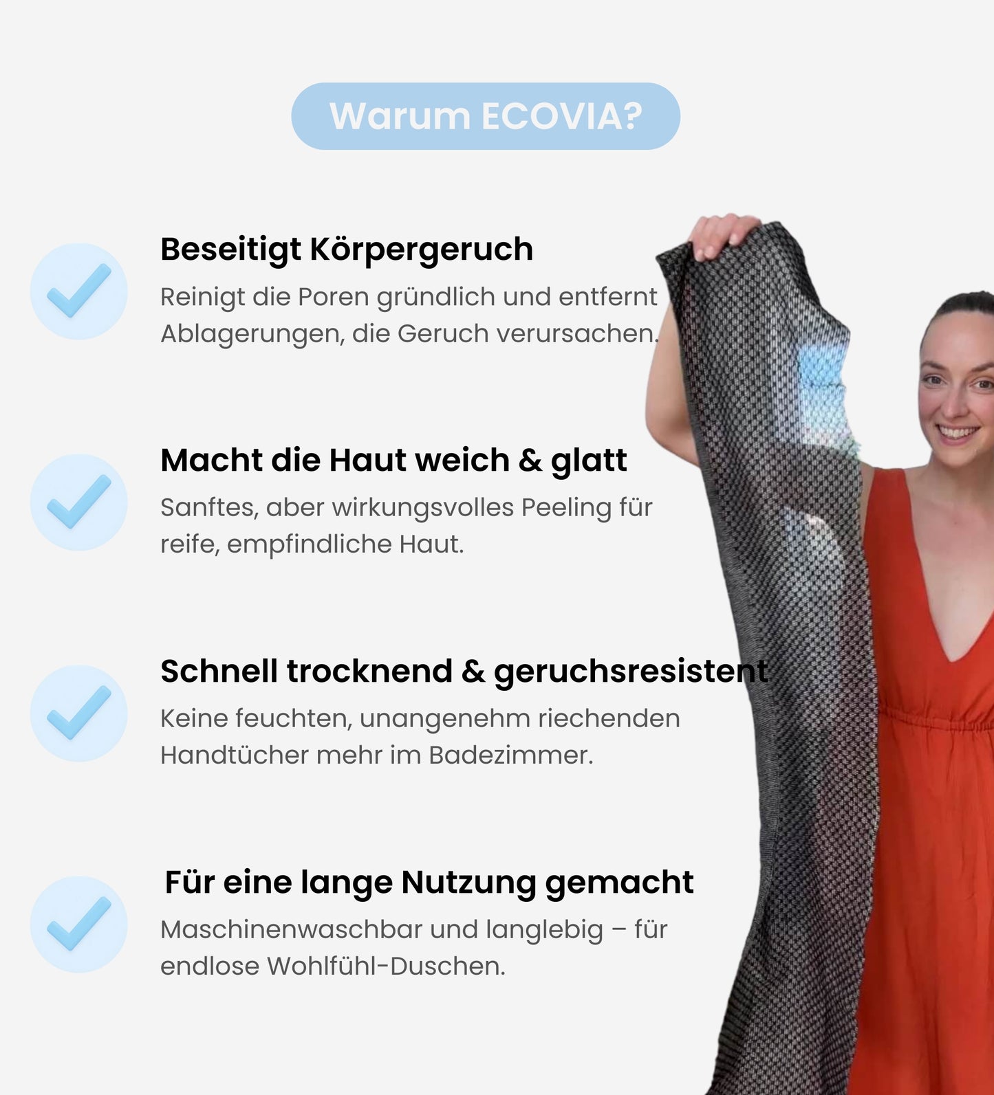 Ecovia Peeling Handtuch