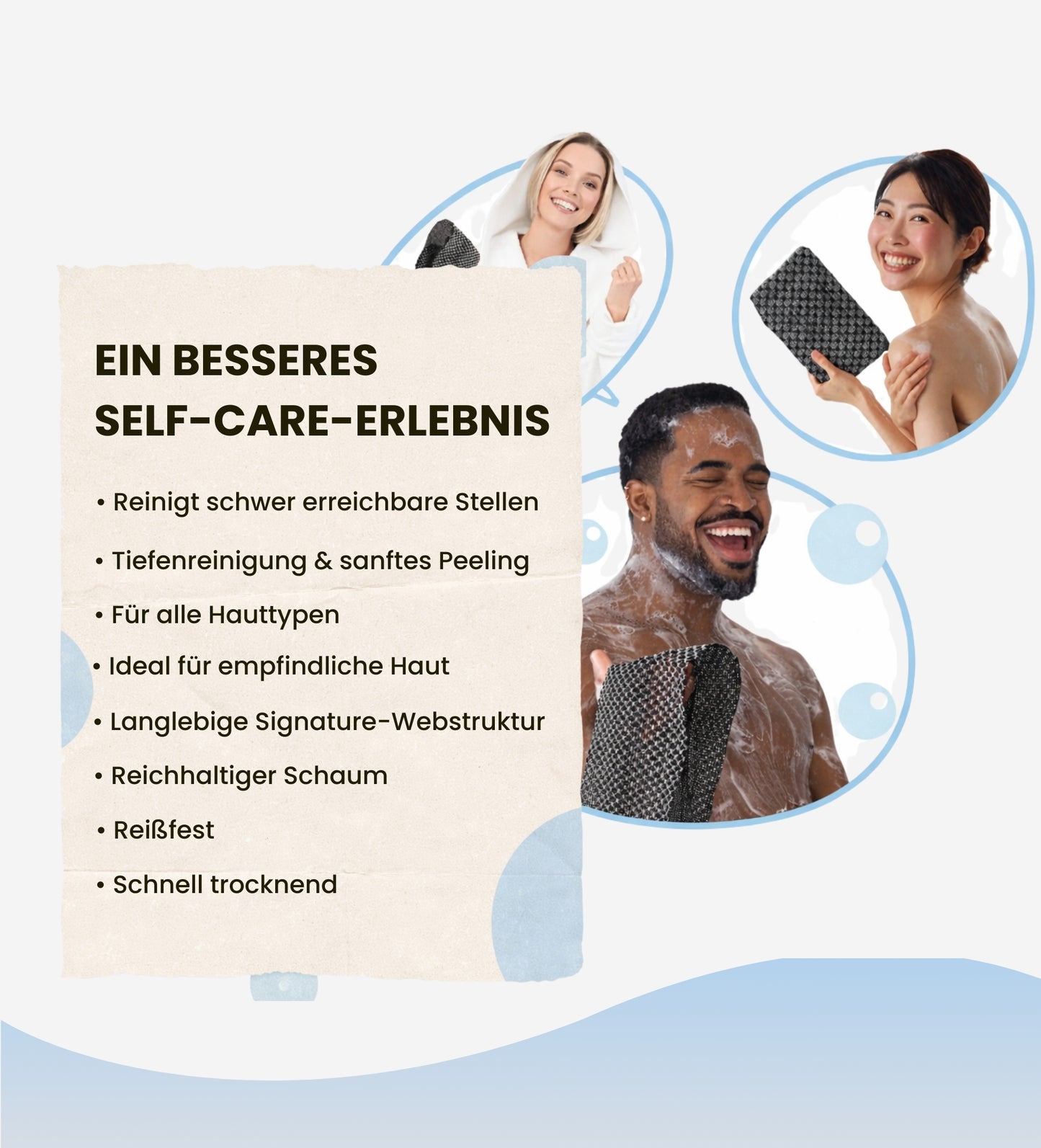 Trylemi Japanisches Peelingtuch