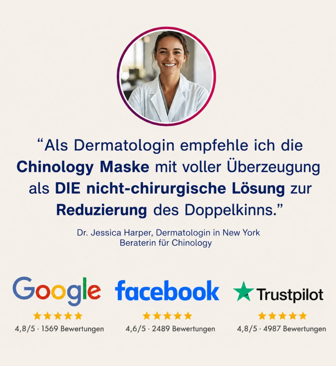 Chinology™ Lifting-Maske